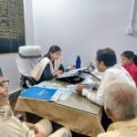 The villagers' grievances were heard in the public court, both cases were resolved on the spot.