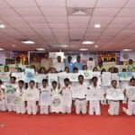 During Wildlife Week, children conveyed the message of nature conservation and biodiversity through colors.