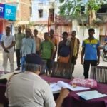 Katrisarai police remain vigilant ahead of elections and festivals; a weekly 'goonda parade' (police inspection of anti-social elements) was conducted.